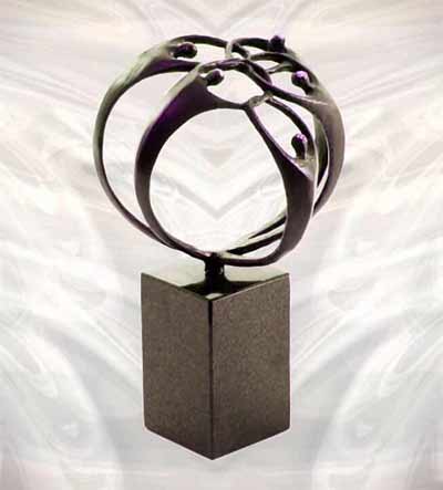 Skulptur aus Bronze Der Zusammenhalt