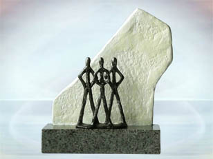 Skulptur Vereinte Stärke